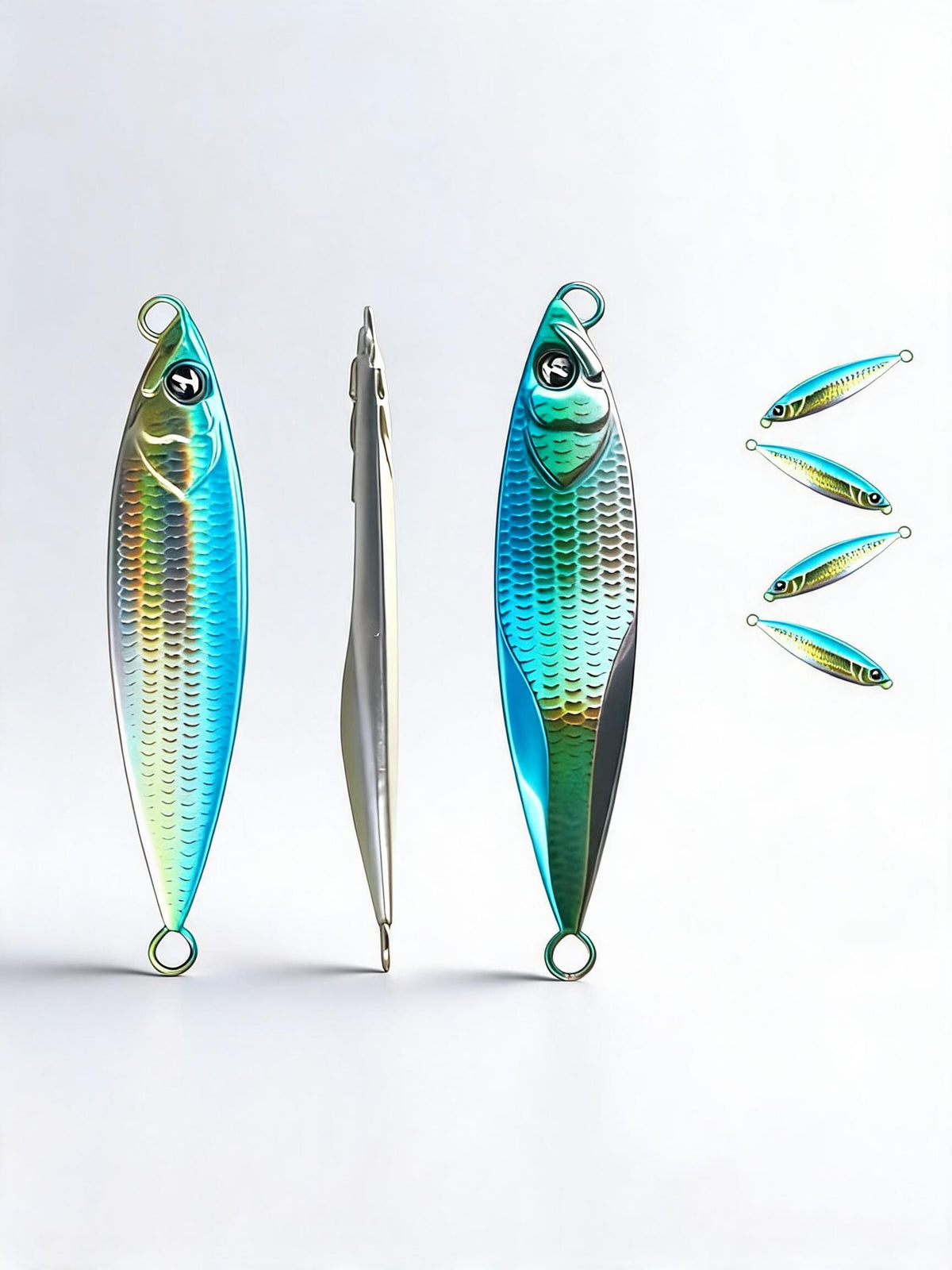 Blinker & Spinner Einzelhaken – Raubfisch Kunstköder für Barsch, Zander & Hecht Variante B Variante C Variante D