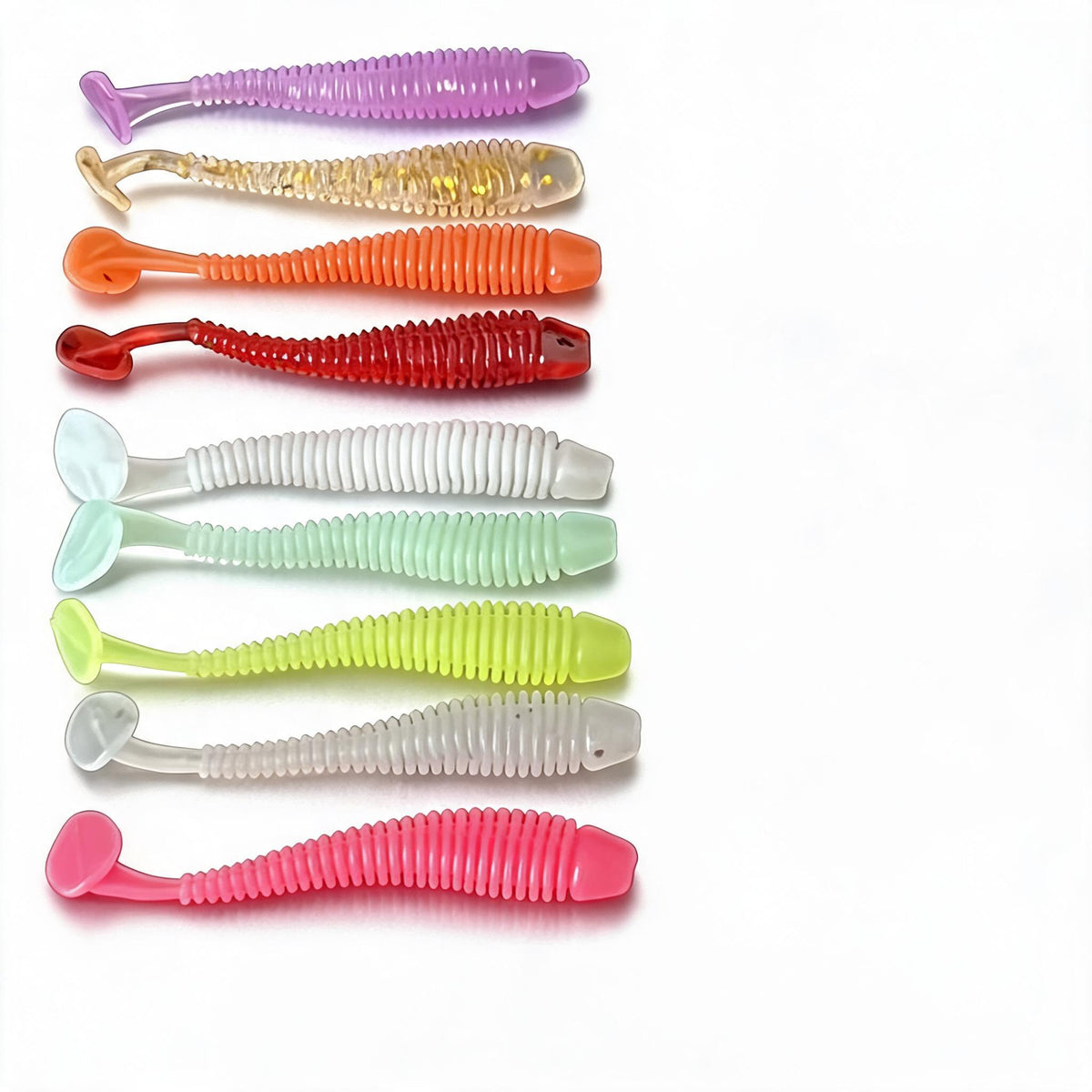 Softbaits Zweifarben-Design – Raubfisch Kunstköder für Barsch, Zander & Hecht