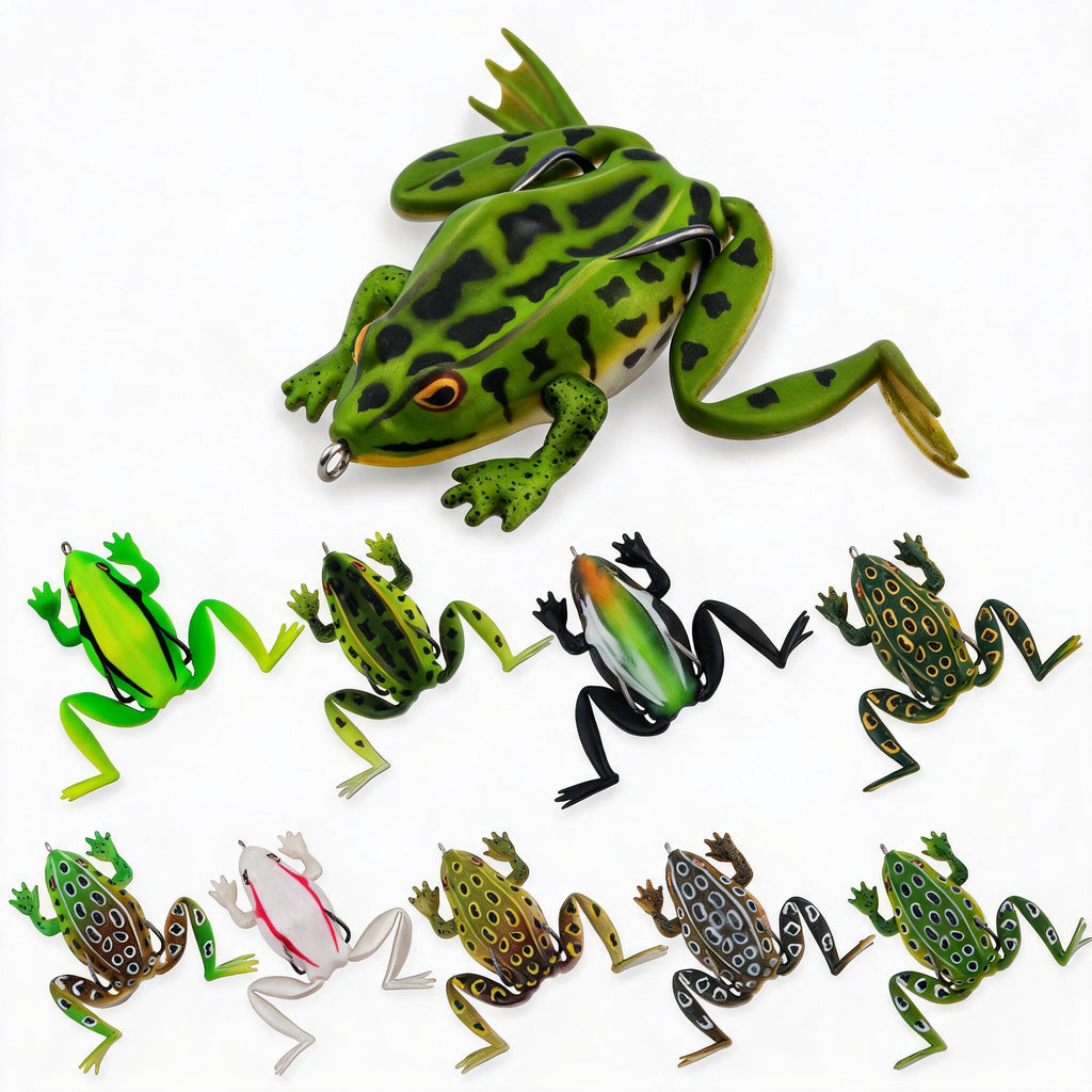 Froschköder – Raubfisch Kunstköder für Barsch, Zander & Hecht Variante B Variante C Variante D Variante D Variante D