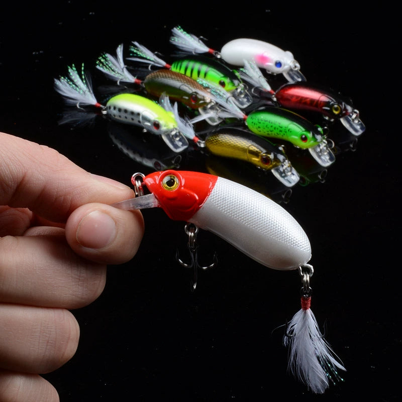 Wobbler & Minnow – Raubfisch Kunstköder für Barsch, Zander & Hecht Variante B Variante C
