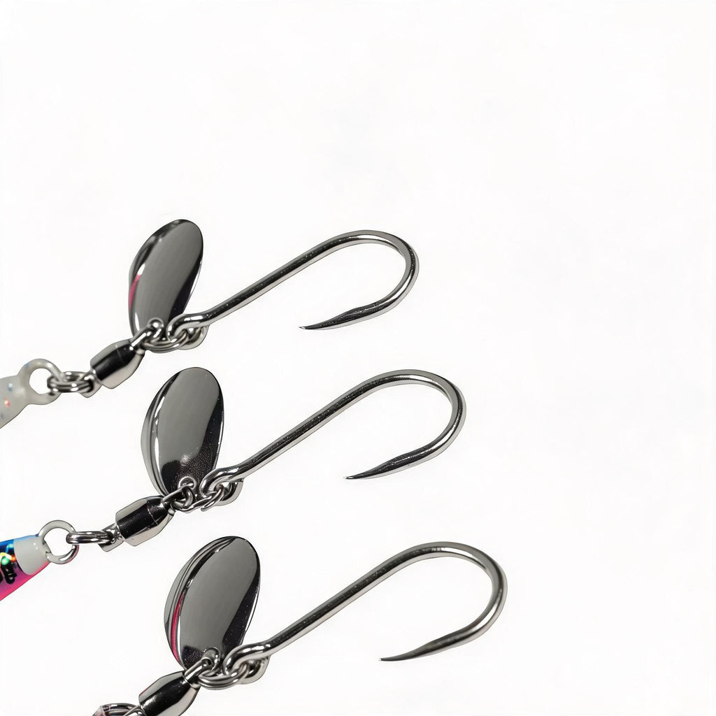 Blinker & Spinner Einzelhaken – Raubfisch Kunstköder für Barsch, Zander & Hecht Variante B Variante C
