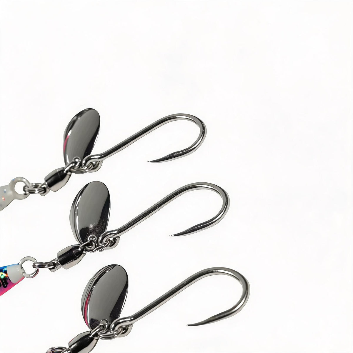 Blinker & Spinner Einzelhaken – Raubfisch Kunstköder für Barsch, Zander & Hecht Variante B Variante C