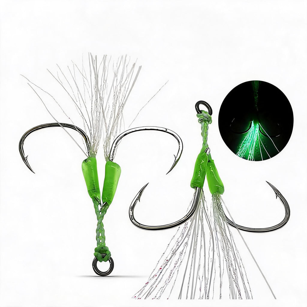 Hecht Köder Set 20 Großbaits Glow Shads Herbst Pike | LakeBite