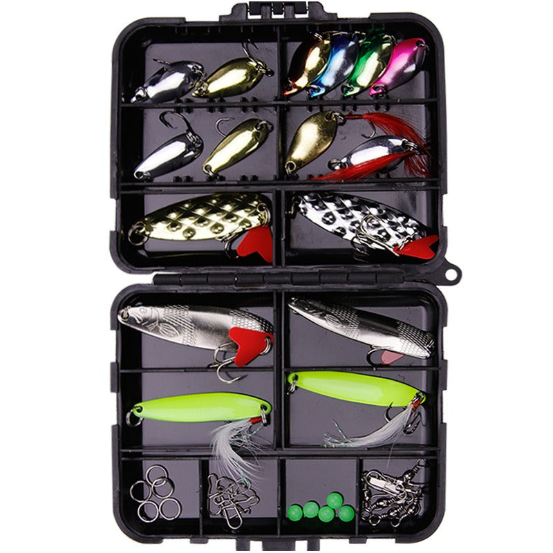 Spinner & Löffel-Set – 36 Metall-Köder in der Box