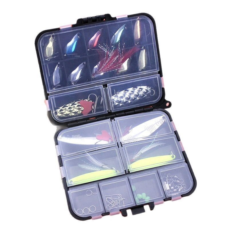 Spinner & Löffel-Set – 36 Metall-Köder in der Box