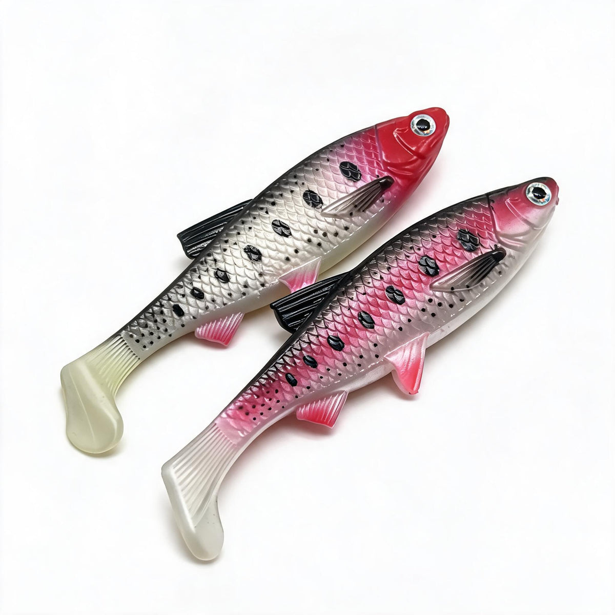 Hecht Köder Set 20 Großbaits Glow Shads Herbst Pike | LakeBite