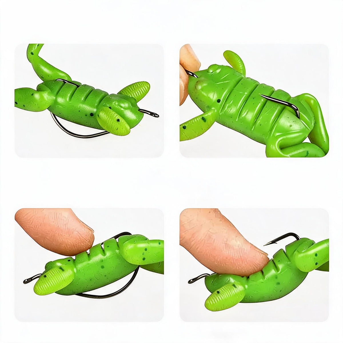 Froschköder – Raubfisch Kunstköder für Barsch, Zander & Hecht Variante B Variante C