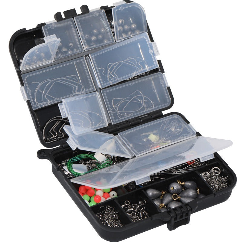 Spinnfischer Komplett-Set – 246 Teile Zubehör-Box