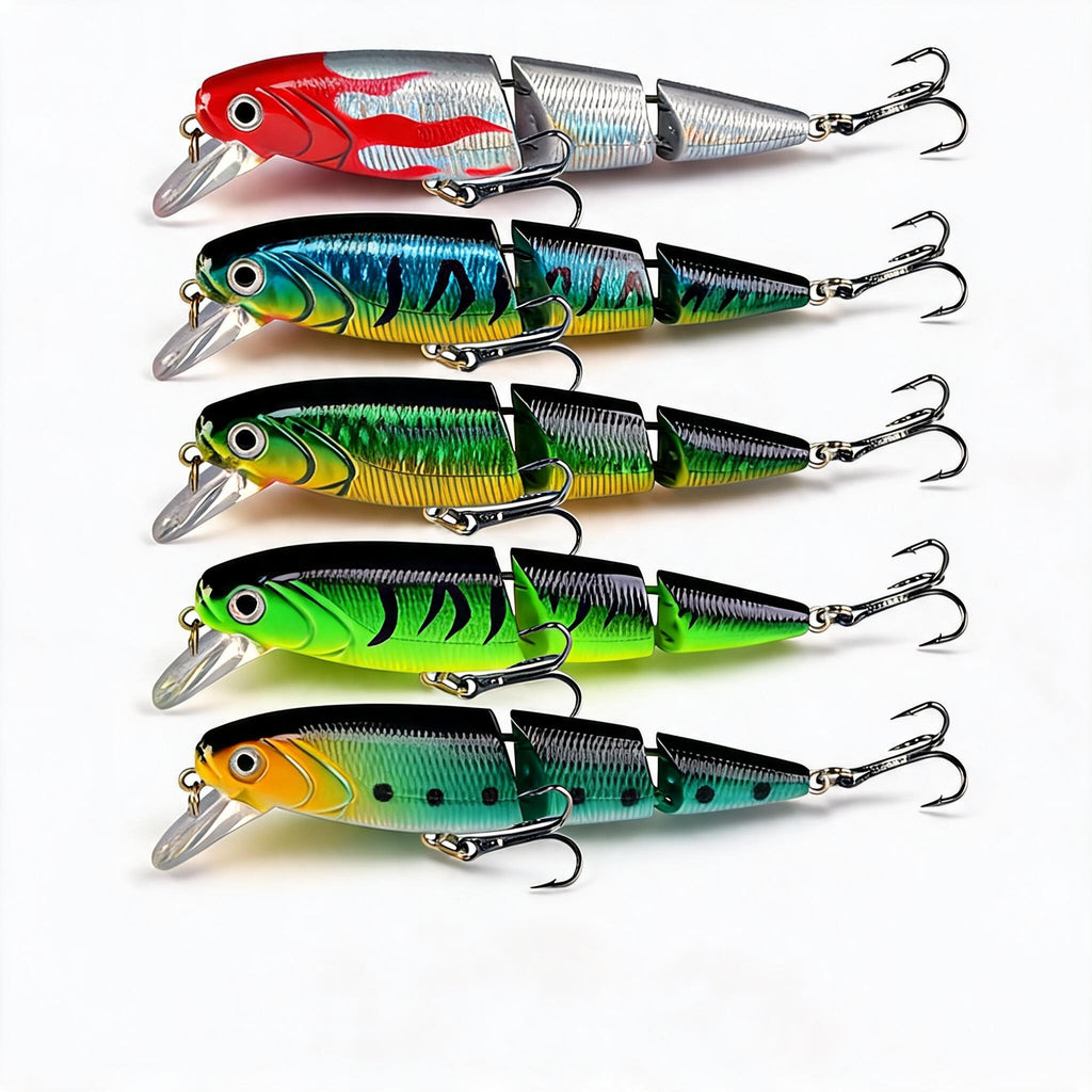 Wobbler & Minnow – Raubfisch Kunstköder für Barsch, Zander & Hecht Variante B Variante C Variante D Variante D