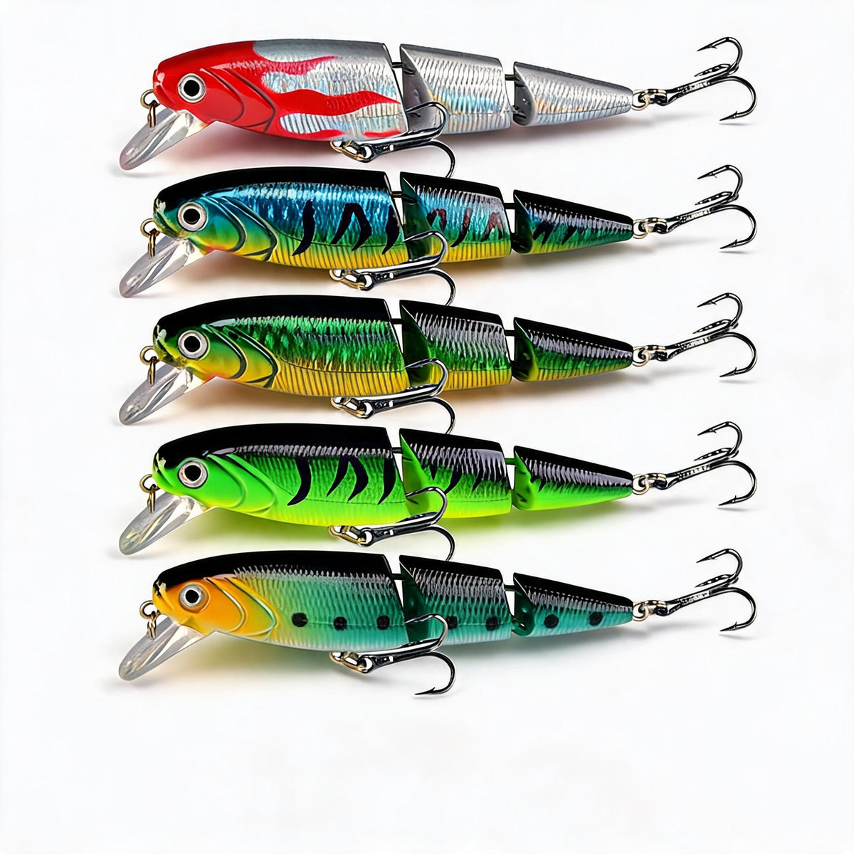 Wobbler & Minnow – Raubfisch Kunstköder für Barsch, Zander & Hecht Variante B Variante C Variante D Variante D