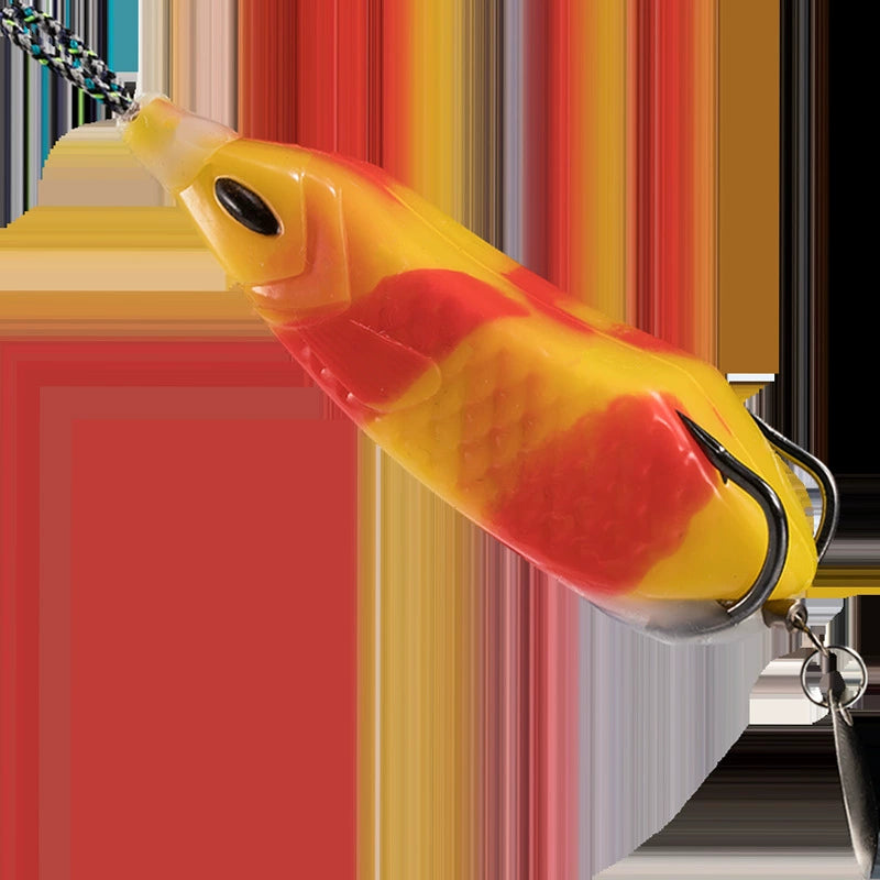 Froschköder Zweifarben-Design – Raubfisch Kunstköder für Barsch, Zander & Hecht