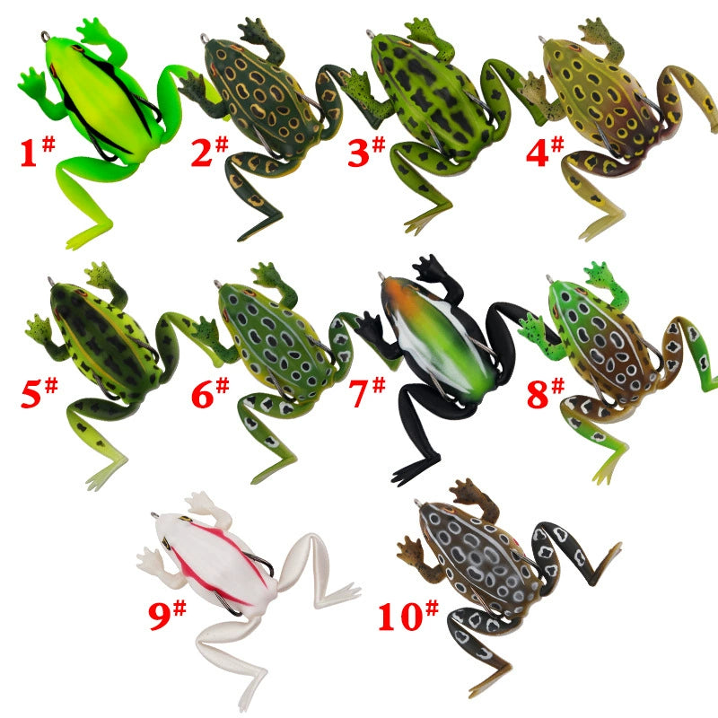 Froschköder – Raubfisch Kunstköder für Barsch, Zander & Hecht Variante B Variante C Variante D Variante D Variante D