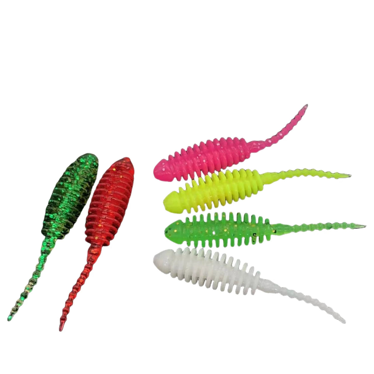 Softbaits gerillte Oberfläche – Raubfisch Kunstköder für Barsch, Zander & Hecht