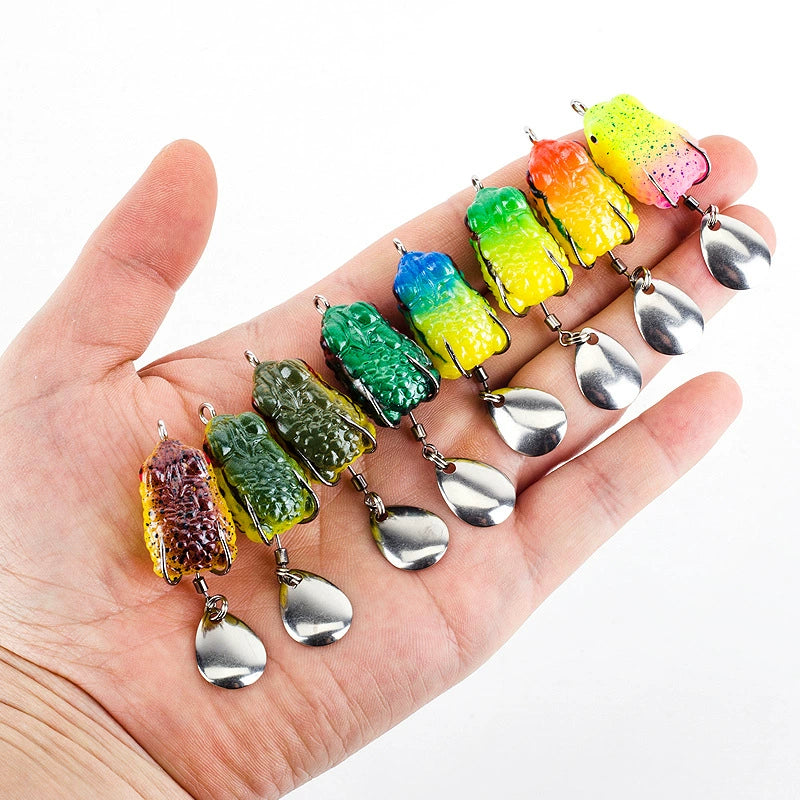 Froschköder Weitwurf-Design – Raubfisch Kunstköder für Barsch, Zander & Hecht