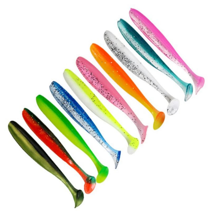 Softbaits Zweifarben-Design – Raubfisch Kunstköder für Barsch, Zander & Hecht