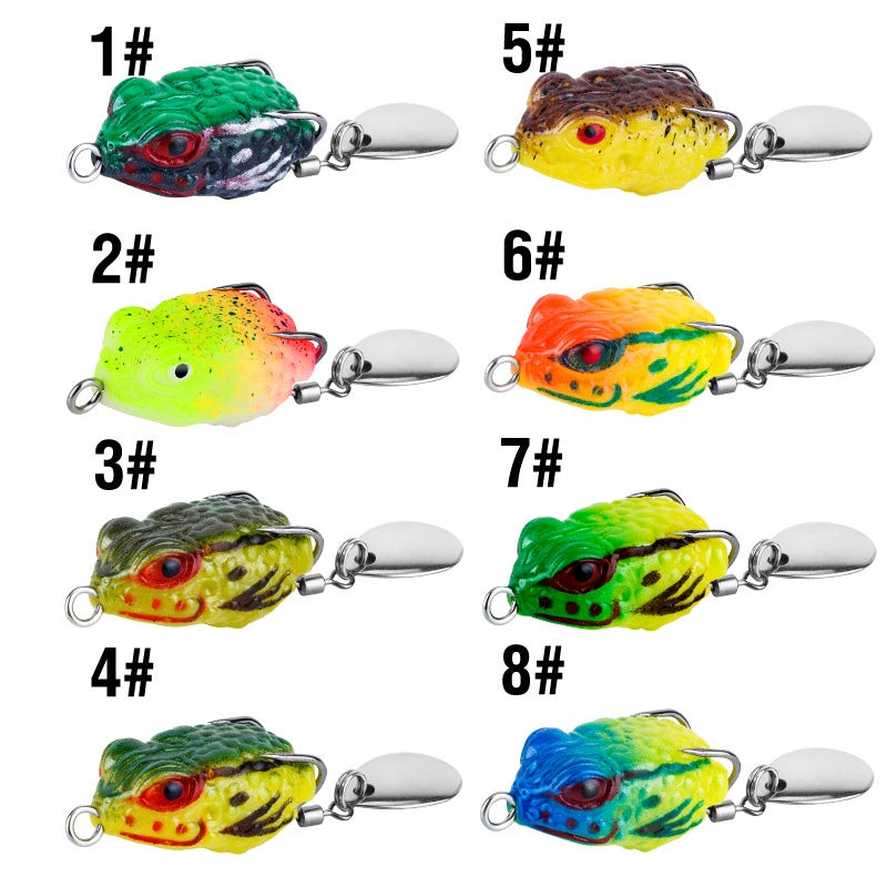 Froschköder Weitwurf-Design – Raubfisch Kunstköder für Barsch, Zander & Hecht
