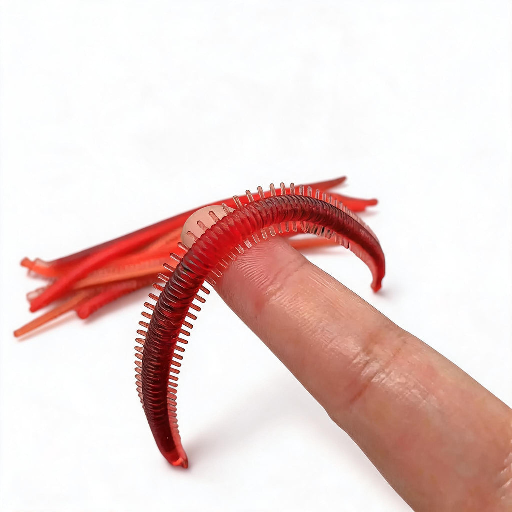 Meerwurm Gummiköder 30 Stück TPE schwimmend Dorsch Plattfisch | LakeBite