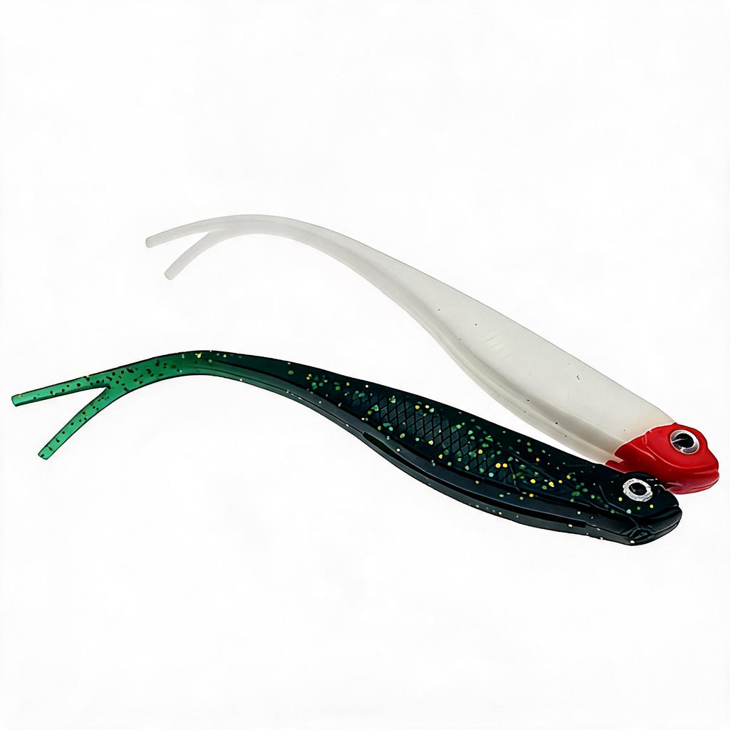 Hecht Köder Set 20 Großbaits Glow Shads Herbst Pike | LakeBite