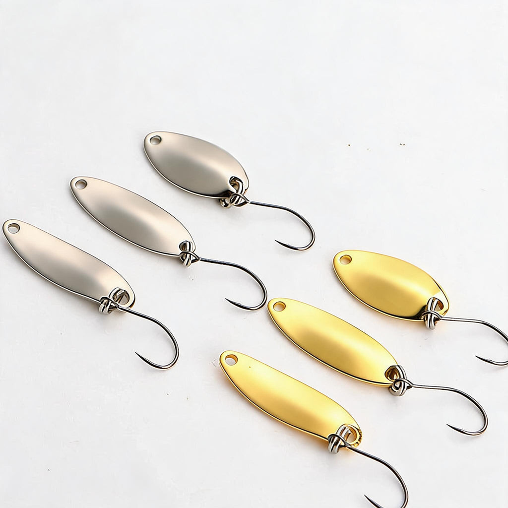 Blinker & Spinner Einzelhaken – Raubfisch Kunstköder für Barsch, Zander & Hecht Variante B