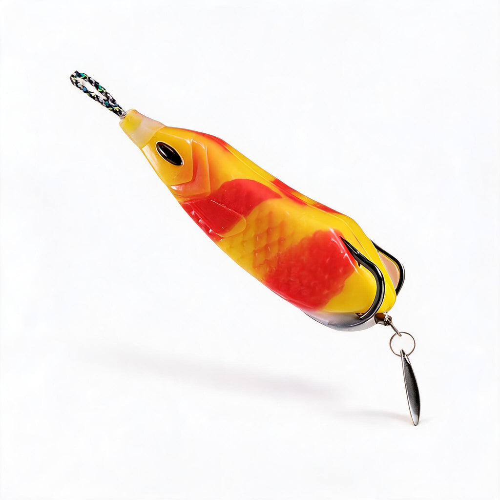Froschköder Zweifarben-Design – Raubfisch Kunstköder für Barsch, Zander & Hecht