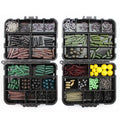 Karpfen Rig Box – 189 Teile Komplett-Set (Haken, Bleie, Wirbel, Rig-Material)