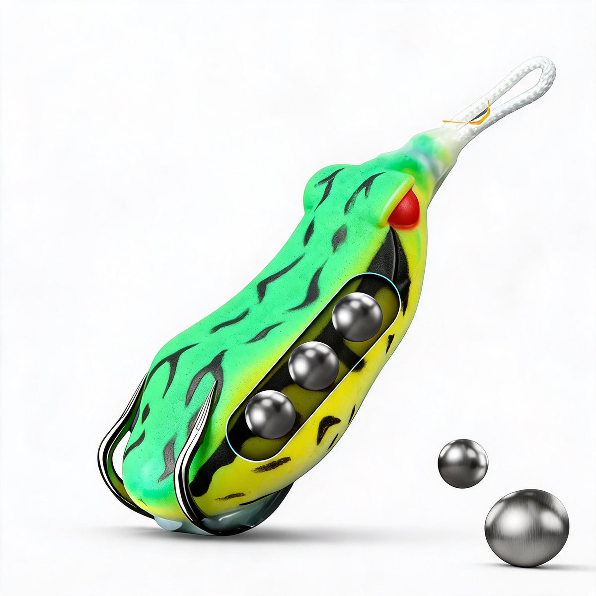 Froschköder Weitwurf-Design – Raubfisch Kunstköder für Barsch, Zander & Hecht Variante B Variante C