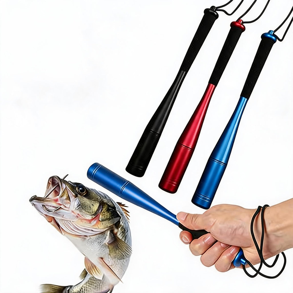 Fischtöter Alu mit Rutenhalter – Angel Werkzeug