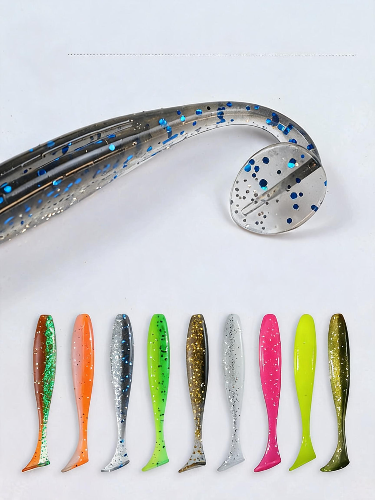 Softbaits T-Schwanz-Aktion – Raubfisch Kunstköder für Barsch, Zander & Hecht