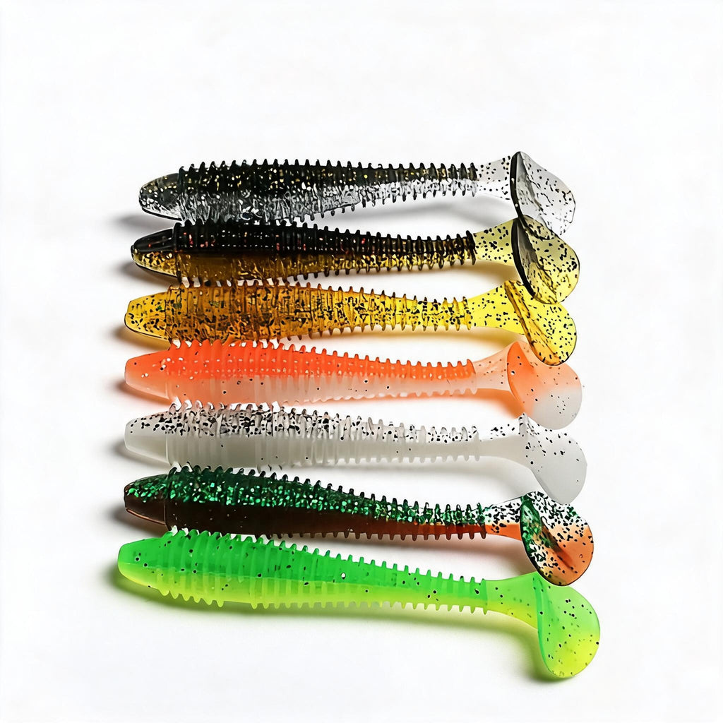 Zander Köder Set Herbst 23 Teile – Curltails & Jig Köpfe Softbaits | LakeBite