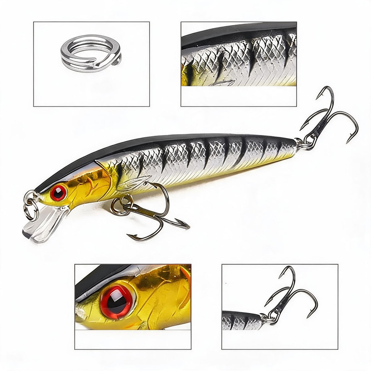 Wobbler & Minnow – Raubfisch Kunstköder für Barsch, Zander & Hecht