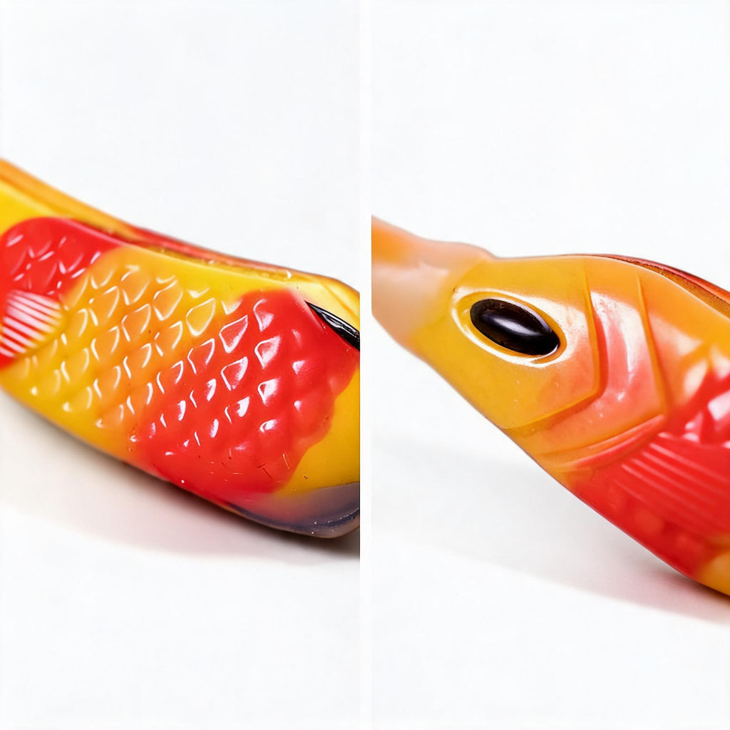 Froschköder Zweifarben-Design – Raubfisch Kunstköder für Barsch, Zander & Hecht