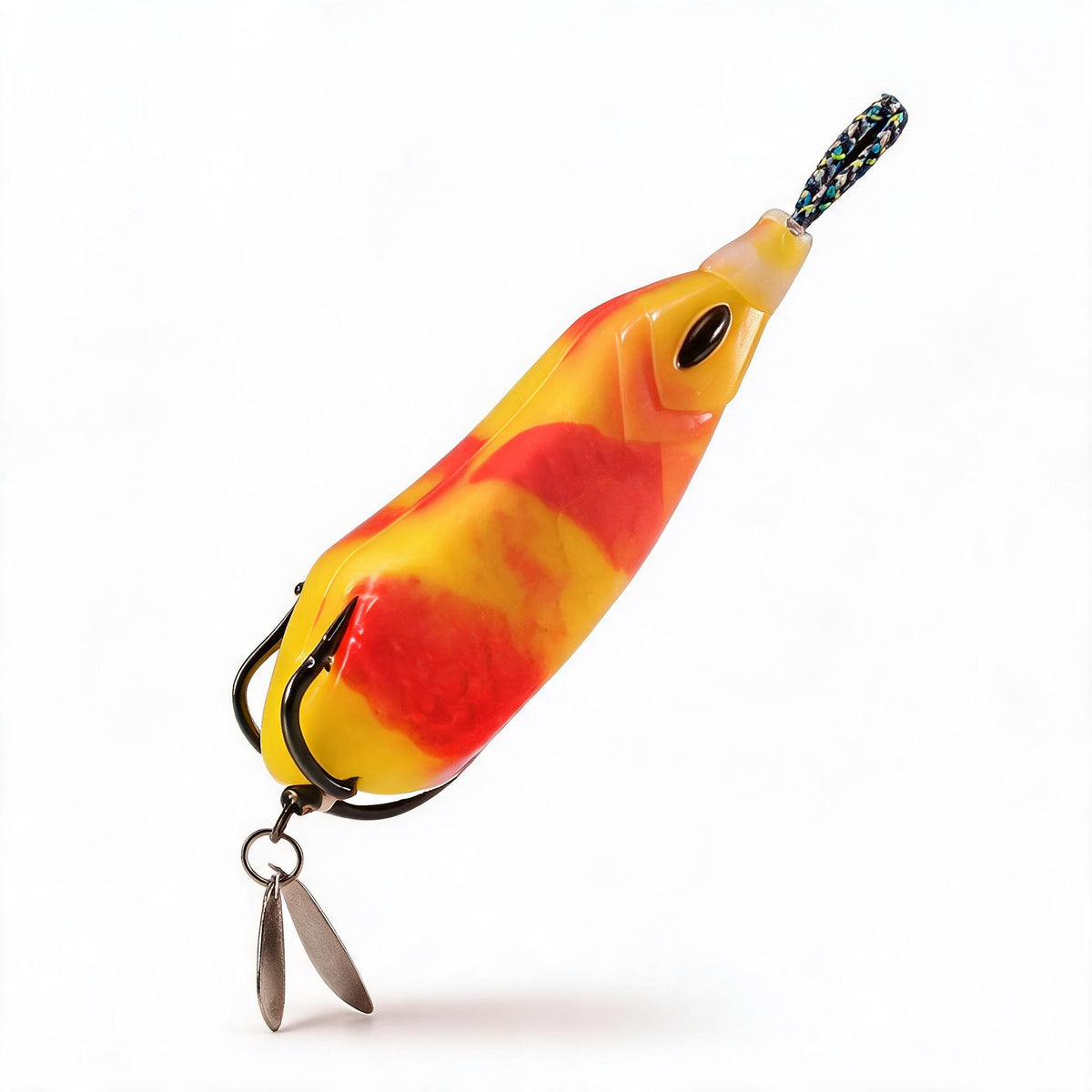 Froschköder Zweifarben-Design – Raubfisch Kunstköder für Barsch, Zander & Hecht